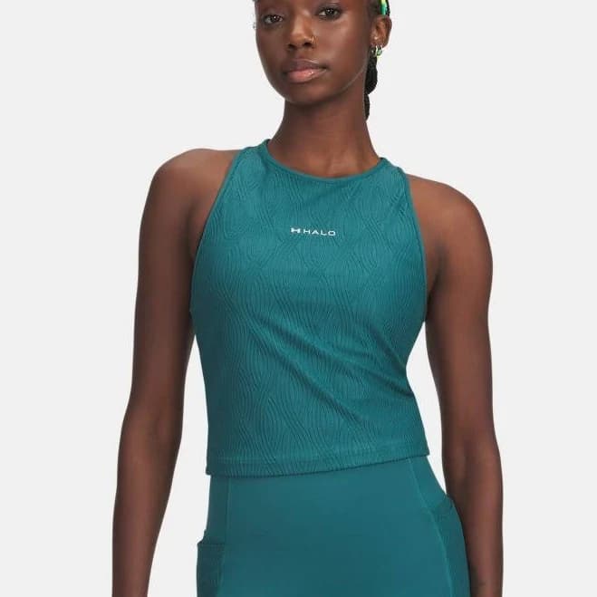 Under Armour Women's Halo Jacquard Knit Tank