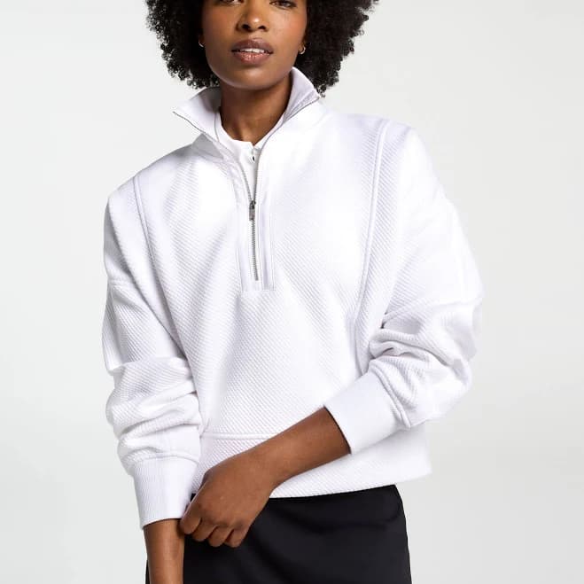 Calia Women's Elevate Ripple 1/4 Zip Pullover