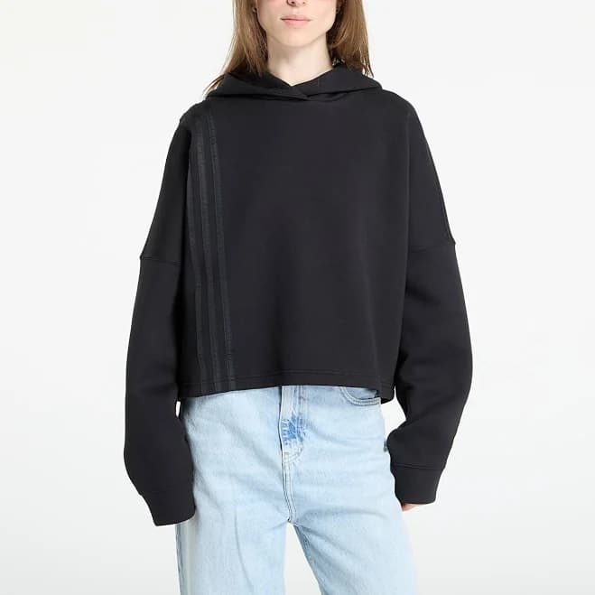 adidas Women's Off Placed 3-Stripes Hoodie