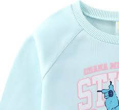 Disney Lilo and Stitch Girls Crewneck Pullover Sweatshirt for Big Kids, Blue, 4 : Amazon.sg: Fashion