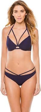 Amazon.com: Miss Mandalay Women's Icon Underwire Halter Bra Bikini Top (D-GG Cup) Navy 34E : Clothing, Shoes & Jewelry