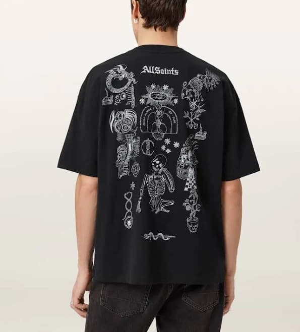Allsaints Men's Terra Graphic-Print Cotton T-Shirt