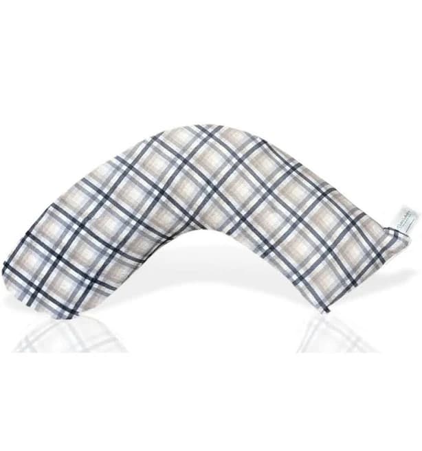 Luna Lullaby V-Shaped Nursing Pillow Award-Winning | Classic Cozy Plaid • Designed by a Feeding Specialist • Made in the USA