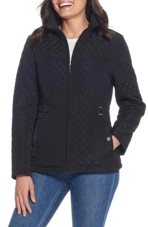 Women's Gallery Quilted Stand Collar Jacket