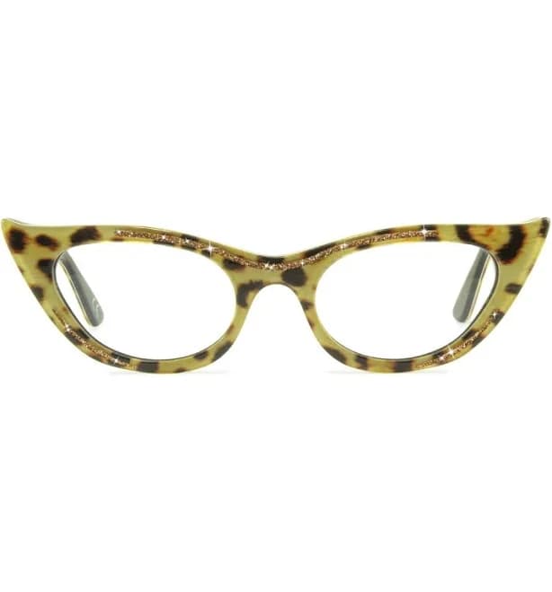 Lana Leopard Print Cat Eye Glasses