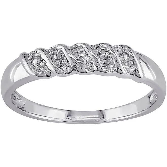 Stella Grace Sterling Silver Braided Wedding Band