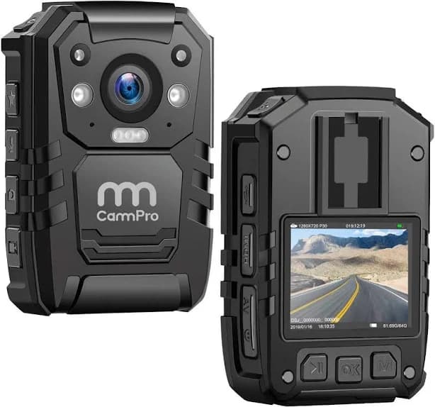 CammPro 1440P Police Body Camera