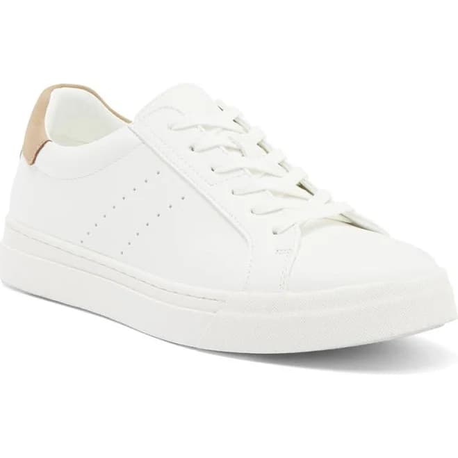 NORDSTROM RACK Adam Perforated Sneaker in White- Beige at Nordstrom Rack, Size 8