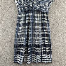 Max Studio Women's Dress Size Extra Small Blue White Multicolor Sleeveless | eBay