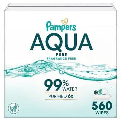 Pampers Aqua Pure Baby Wipes