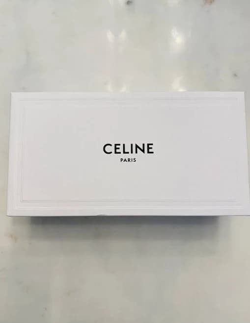 Authentic Celine Gift Box White and Black 4”x7.5”x2.25”