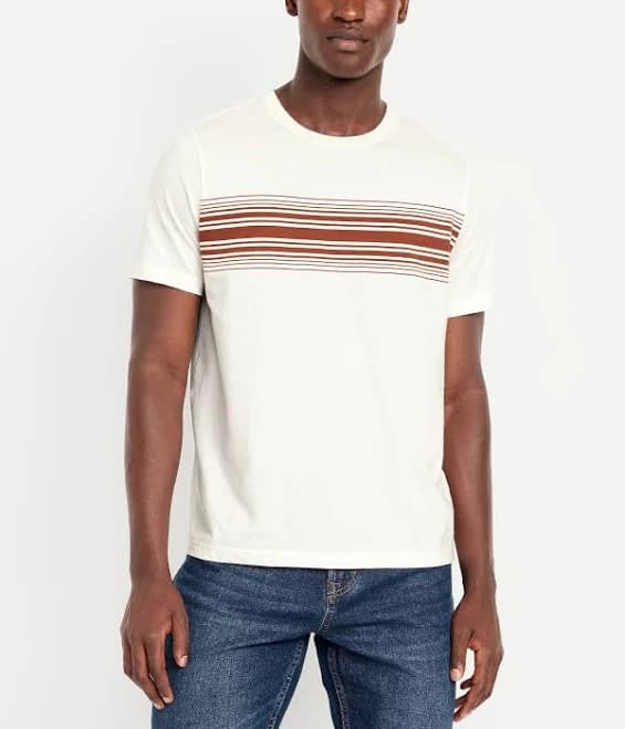 old navy Men's Crew-Neck Striped T-Shirt