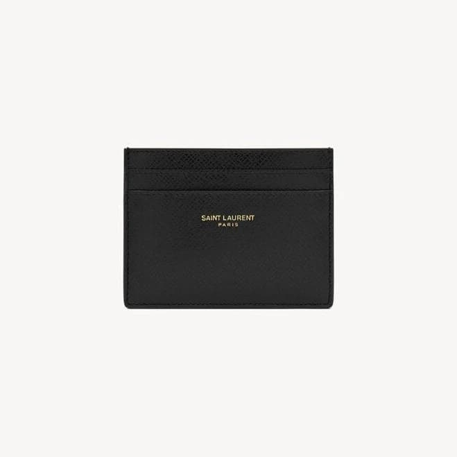 SAINT LAURENT Men's Calf Leather Cardholder