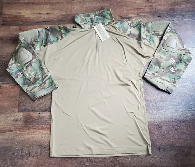 Mil-Tec Warrior Shirt with Elbow Pads