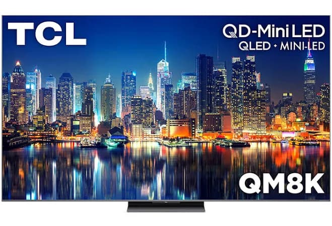 TCL 65" QM8K Series QD-Mini LED QLED 4K UHD Smart TV with Google TV – 65QM8K | TCL USA