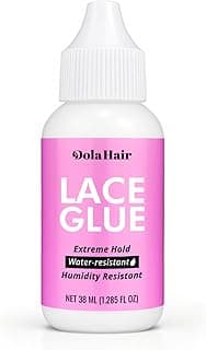 Dolahair Extreme Hold Lace Glue for Wigs, Waterproof, Invisible Bonding, 1.285 Ounce
