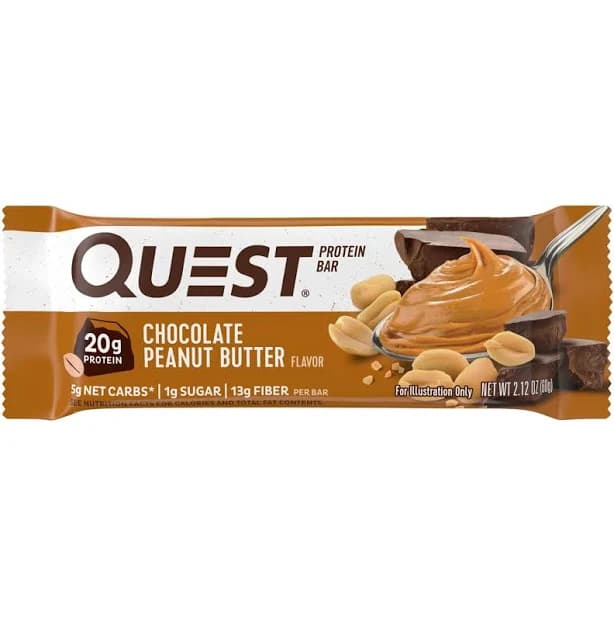 Quest Chocolate Peanut Butter Protein Bar