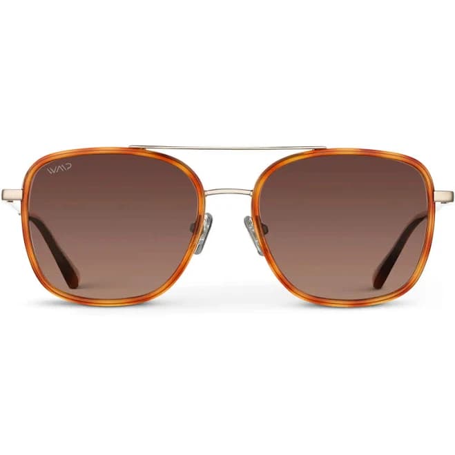 Gia Women's Square Frame Polarized Sunglasses