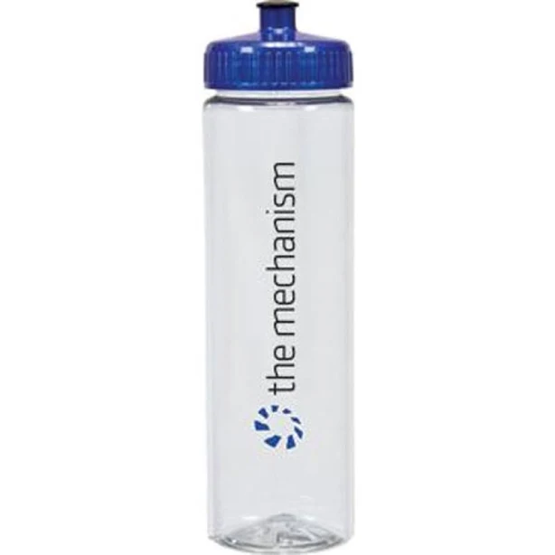 Marketing EK Clear Bottle (Clear/Translucent Blue) | Custom Water Bottles | (Plastic) | Promo