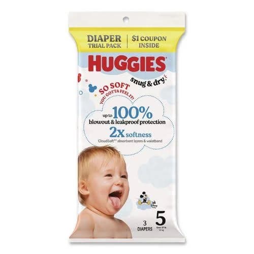 Huggies Snug and Dry Disney Design Diapers/Pack 30 Packs/Carton