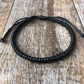 Adjustable Vegan Leather Braided Bracelet
