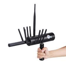 Handheld Metal Detector, 14M Range, 360-440Hz, with 10 Antennas - Ideal for Underground Treasure Hunting - Digital Zakka