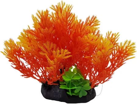 AquariumH2o Orange Plant On Base
