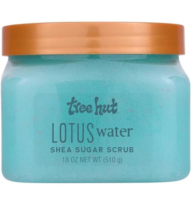 Tree Hut Lotus Water Shea Sugar Scrub Hydrating Moisturizing 18oz