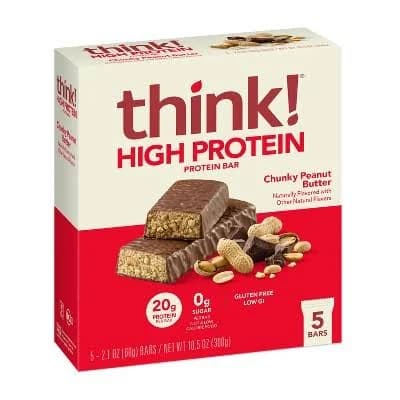 High Protein Bars Chunky Peanut Butter