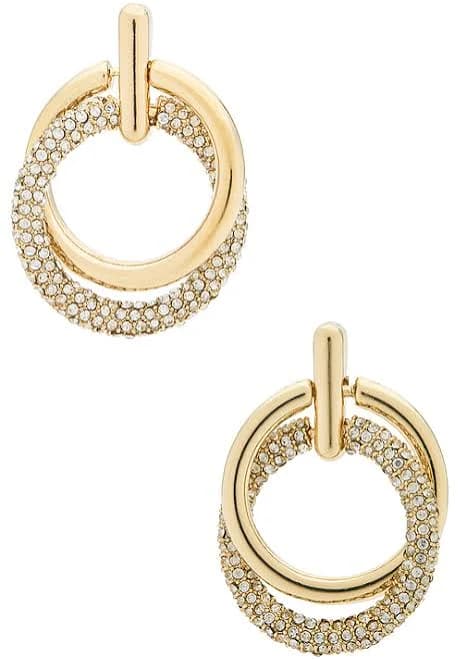 BaubleBar Sandra Interlocked Drop Earrings