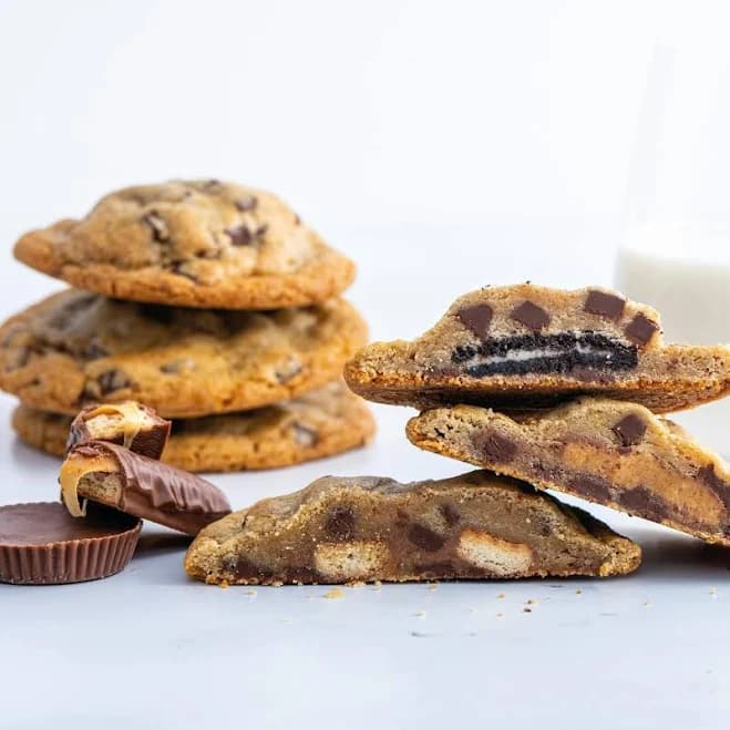 Sweet E's Bake Shop - Stuffed Chocolate Chip Cookies - Choose Your Own 12 Pack