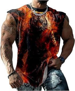 Funny Gym Shirts Summer Sport Fit Leisure Smooth Comfy Oversized T Shirts Sleeveless Work T Shirt Mens Muscle Tank Top