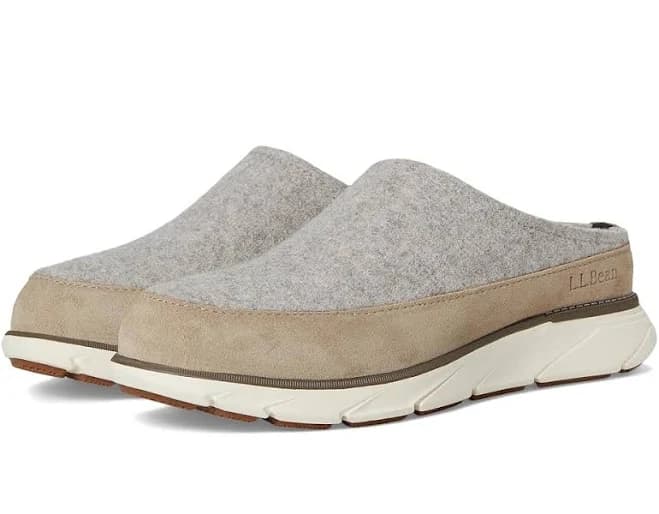 L.L. Bean Women's Downeast Clog Wool Slippers