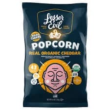 LesserEvil Organic Cheddar Popcorn
