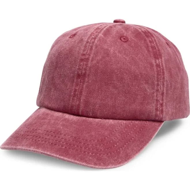 NORDSTROM RACK Stonewash Cotton Dad Cap in Red at Nordstrom Rack