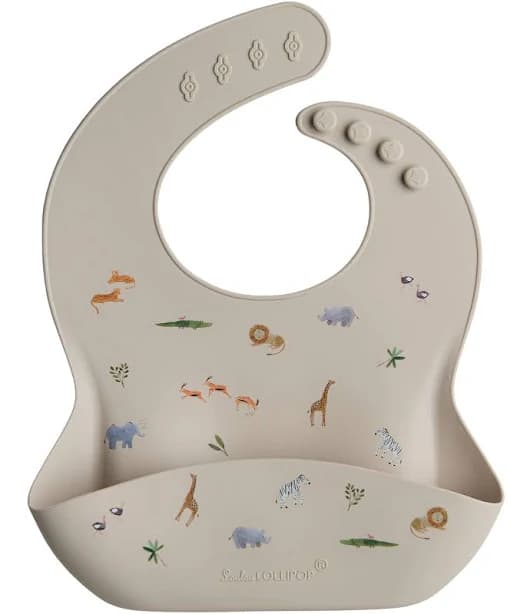 Loulou Lollipop Printed Silicone Bib