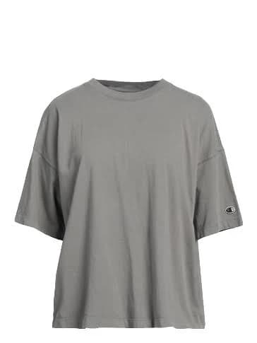 Champion Crewneck T-Shirt Men Shortsleeves Black in Size:L