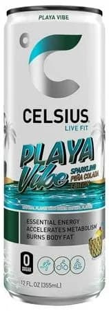 Playa Vibe Celsius Zero Sugar Sparkling Energy Drink