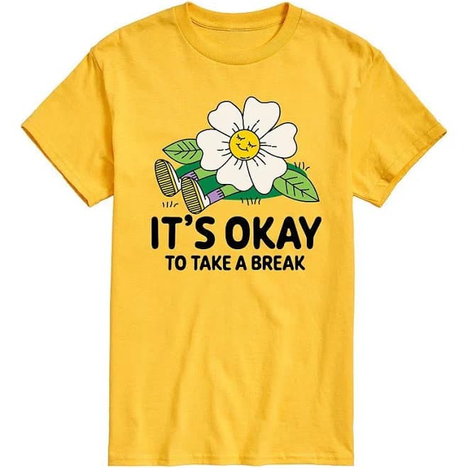Men's "Its Okay to Take A Break" Graphic Tee