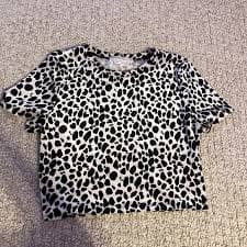 Urban Outfitters | Tops | Urban Outfitters Renewal Velvet Cow Print Shirt | Poshmark