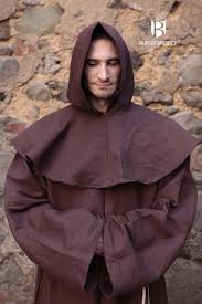 Amazon.com: Burgschneider - Hábito del monje Franziskus - Algodón pesado (100% algodón) para vestuario histórico Larp SCA, Marrón, L, XL : Ropa, Zapatos y Joyería