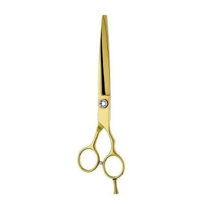 CC21 Gold Straight Hair Cutting Shears