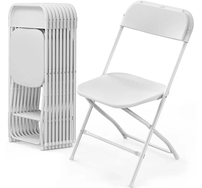 Hullaballoo Sales 10 Pack Heavy-Duty Stackable Event Seating