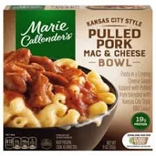 Marie Callender's Kansas City Style Pulled Pork Mac & Cheese Bowl, 11 oz (312 g)