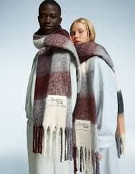 Checked scarf - Accessories - Men | Bershka