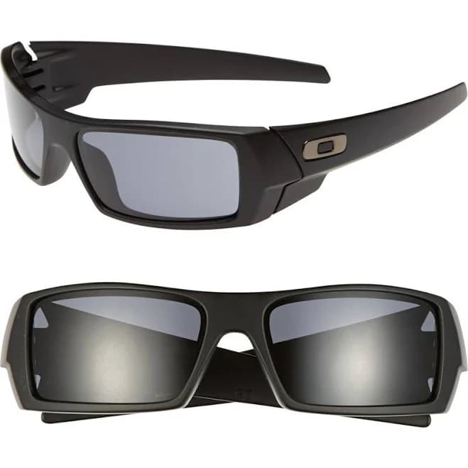 Oakley Men's Gascan Wrap Sunglasses with Prizm Tungsten Lenses