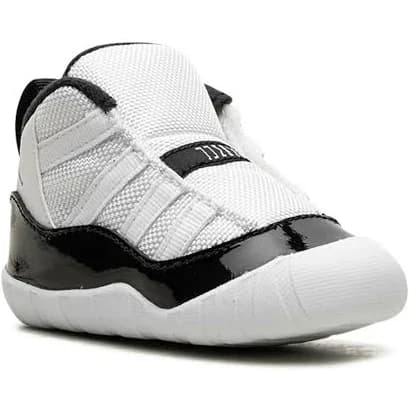 Jordan Kids - Air Jordan 11 "Gratitude" crib shoes - kids - Rubber/Nubuck Leather/Fabric - 4C - White