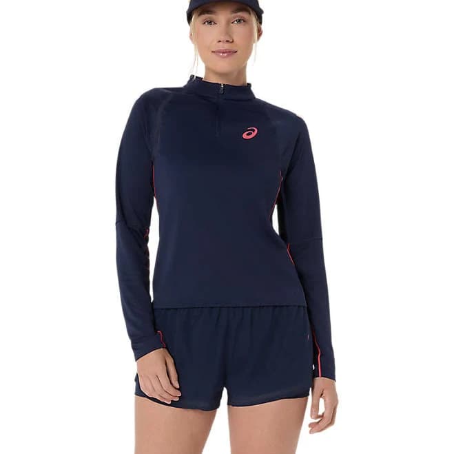 Asics Women's Match 1/2 Zip Long Sleeve Top