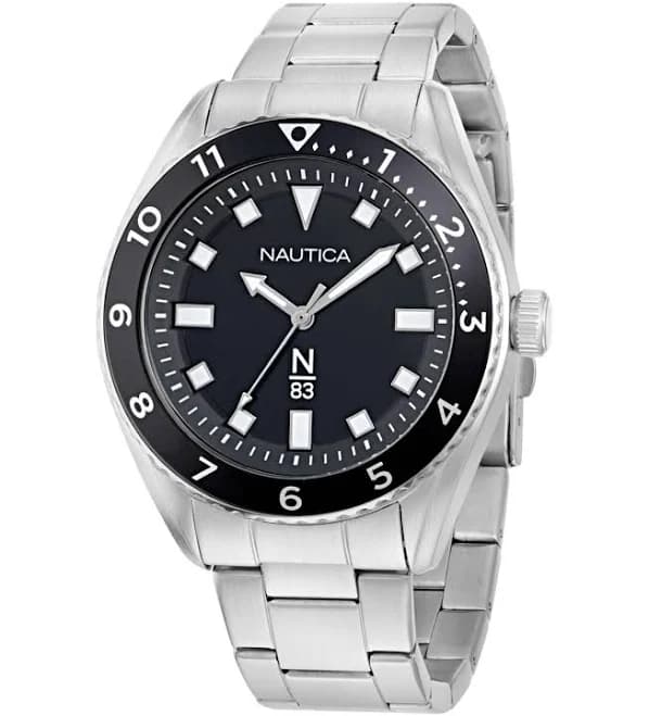 Nautica Men's Finn World Stainless Steel Analog Watch