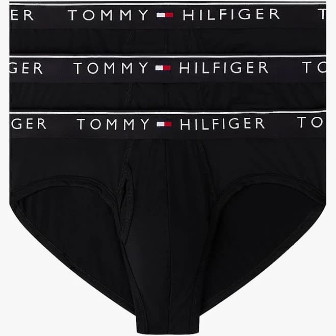 Tommy Hilfiger Men's 3-Pack Moisture-Wicking Briefs